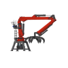 Steel grabbing machine