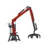 Steel grabbing machine